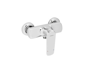 Single lever shower mixer without kit